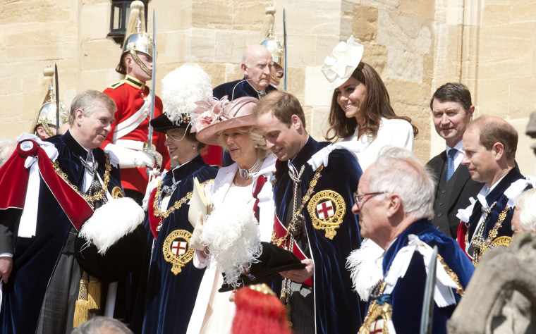 Image: Queen Elizabeth II and Members Of The Royal Family Attend The Order Of The Garter Service